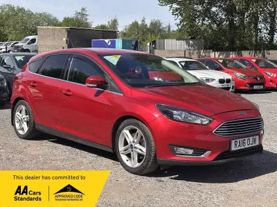 Used Ford Focus Titanium 2016 Red Hatchback