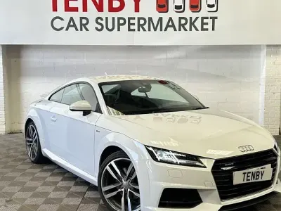 Used Audi TT S-Line 230 HP (169 kW) 2017 White Coupe