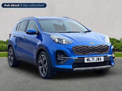 Used Kia Sportage GT-Line 174 HP (127 kW) 2021 Blue SUV