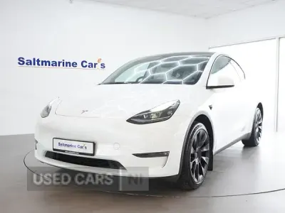 Usado Tesla Model Y Long Range AWD 378 kW (514 HP) 2022 Branco SUV