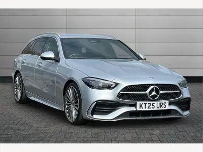 Used Mercedes C300e AMG Line Premium 261 HP (191 kW) 2025 Silver Estate