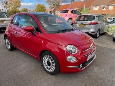 Red Used 2018 Fiat 500 Lounge Hatchback | £5,975 (Fair price)