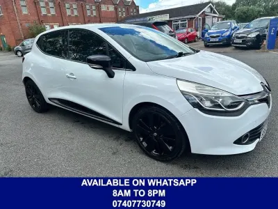 Used Renault Clio Dynamique 90 HP (66 kW) 2013 White Hatchback
