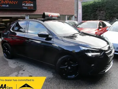 Used Vauxhall Corsa Edition 75 HP (55 kW) 2022 Black Hatchback