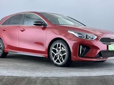 Used Kia Ceed GT-Line 140 HP (102 kW) 2019 Red Hatchback