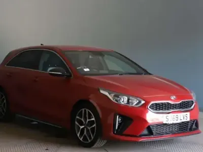 Used Kia Ceed GT-Line 140 HP (102 kW) 2019 Red Hatchback