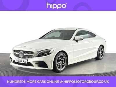 White Used 2019 Mercedes C200 AMG line Coupe | £17,260 (Fair price)