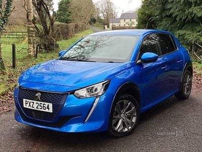 Used Peugeot e-208 Allure Premium 100 kW (136 HP) 2021 Blue Hatchback