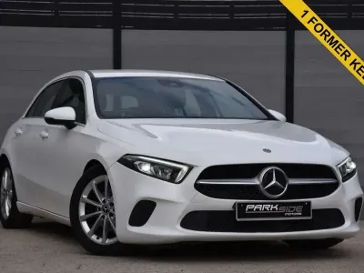 Begagnad Mercedes A180 116 HK (85 kW) 2019 Vit Halvkombi