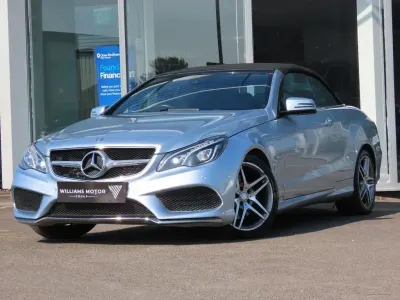 Używany Mercedes E350 AMG line 258 KM (189 kW) 2015 Srebrny Kabriolet