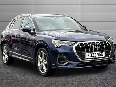 Used Audi Q3 S-Line 150 HP (110 kW) 2022 Blue SUV