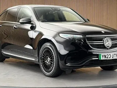 Used Mercedes EQC400 AMG line 300 kW (408 HP) 2023 Obsidian black SUV