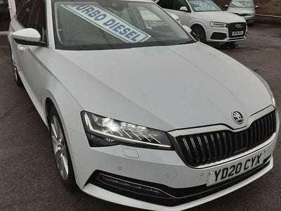 Used Skoda Superb SE L 150 HP (110 kW) 2020 White Estate