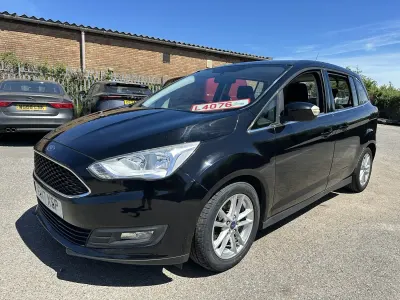 Used Ford Grand C-Max Zetec 125 HP (91 kW) 2017 Black MPV