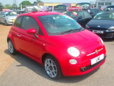 Used Fiat 500 Sport 100 HP (73 kW) 2010 Red Hatchback