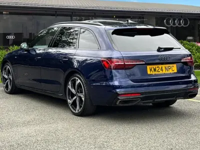 Used Audi A4 Black Edition 150 HP (110 kW) 2024 Blue Estate