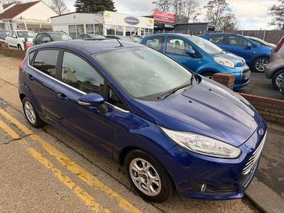 Used Ford Fiesta Titanium 2015 Blue Hatchback