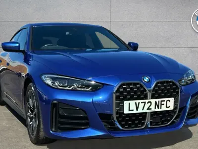 Begagnad BMW 420 Gran Coupé M Sport 181 HK (133 kW) 2023 Blå Sportkupé