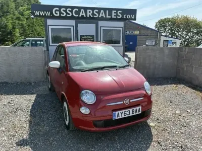 Used Fiat 500 69 HP (50 kW) 2013 Red Hatchback