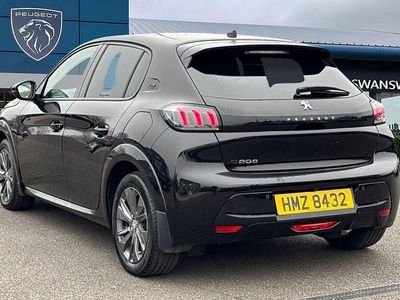 Used Peugeot e-208 Allure Premium 100 kW (136 HP) 2021 Black Hatchback