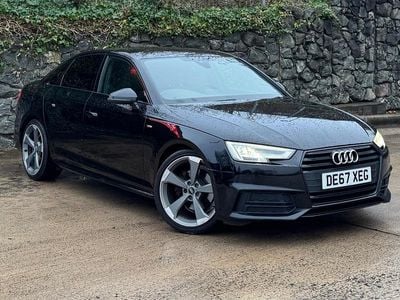Used Audi A4 Black Edition 150 HP (110 kW) 2017 Black Sedan