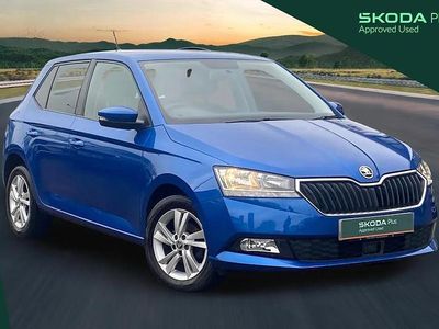 Used Skoda Fabia SE 94 HP (69 kW) 2019 Blue Hatchback