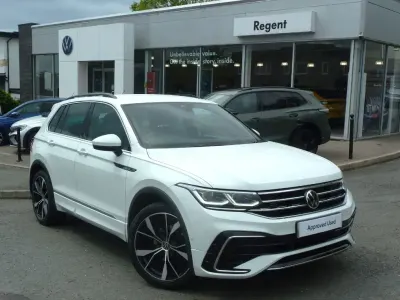 Used VW Tiguan R-line 150 HP (110 kW) 2021 White SUV