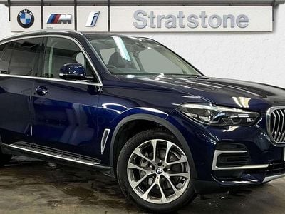 Blue Used 2022 BMW X5 xLine SUV | £46,750 (Fair price)