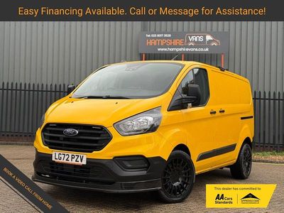 Yellow Used 2022 Ford Transit Custom S Van | £14,543 (Good price)