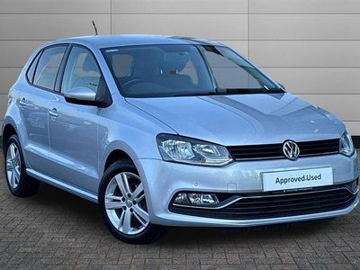 Begagnad VW Polo Match 60 HK (44 kW) 2016 Silver Halvkombi