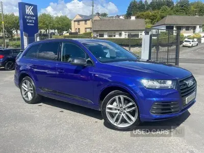 Used Audi Q7 Black Edition 272 HP (200 kW) 2018 Blue SUV