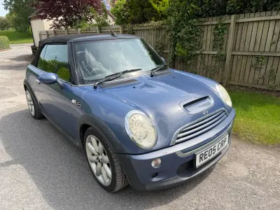 Käytetty Mini Cooper S Cabriolet 2005 Sininen Avoauto