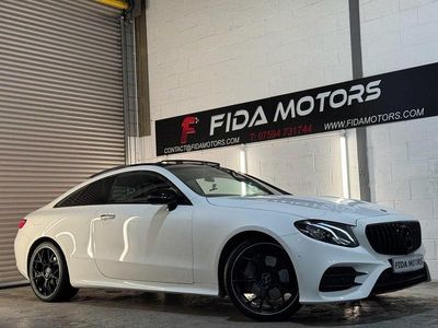 Used Mercedes E220 AMG line 194 HP (142 kW) 2018 White Coupe
