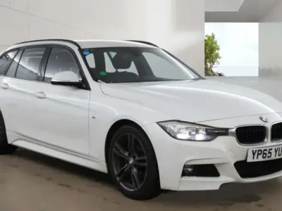 Begagnad BMW 320 M Sport 2015 Vit Kombi