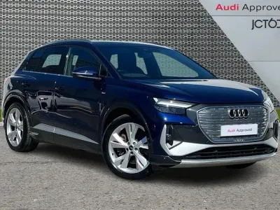 Used Audi Q4 e-tron S-Line 219 kW (299 HP) 2023 Blue SUV