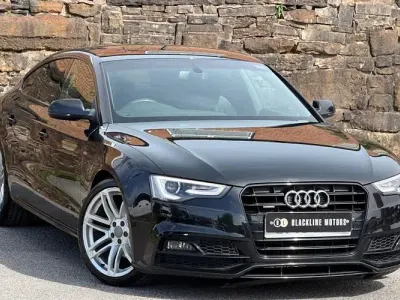Used Audi A5 Sportback Black Edition 190 HP (139 kW) 2015 Black Hatchback