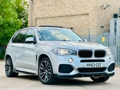 Begagnad BMW X5 M Sport 2014 Silver SUV