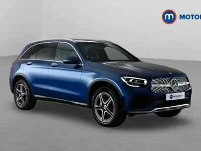 Used Mercedes GLC300 AMG line 320 HP (235 kW) 2022 Blue SUV