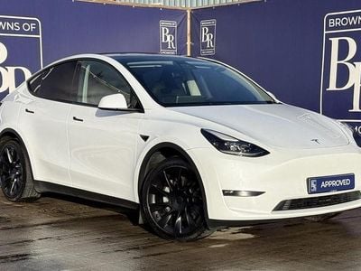 White Used 2022 Tesla Model Y Long Range AWD SUV | £25,999 (Fair price)