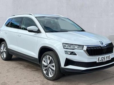 Used Skoda Karoq SE L 150 HP (110 kW) 2025 Moon white metallic SUV