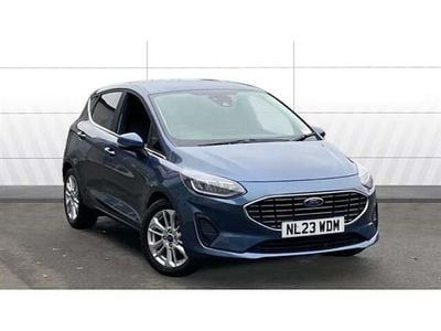 Blue Used 2023 Ford Fiesta Titanium Hatchback | £13,797 (Good price)