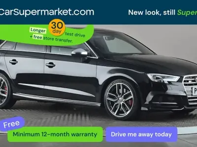Begagnad Audi S3 Sportback Advanced 300 HK (220 kW) 2019 Svart Halvkombi