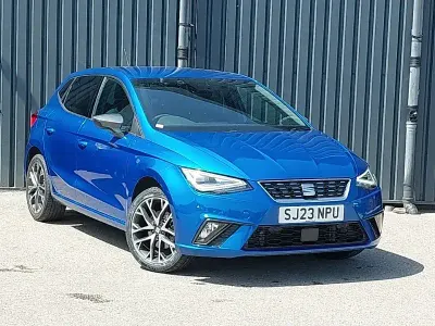 Used Seat Ibiza XCELLENCE Lux 110 HP (80 kW) 2023 Blue Hatchback
