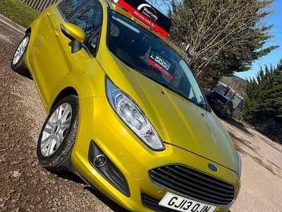 Used Ford Fiesta Zetec 2013 Yellow Hatchback