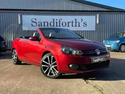 Used VW Golf Cabriolet GT 160 HP (117 kW) 2015 Red Cabriolet