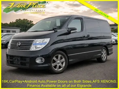Used Nissan Elgrand 2009 Black MPV