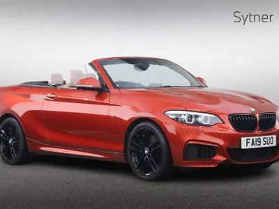 Used BMW 218 M Sport 136 HP (100 kW) 2019 Orange Cabriolet