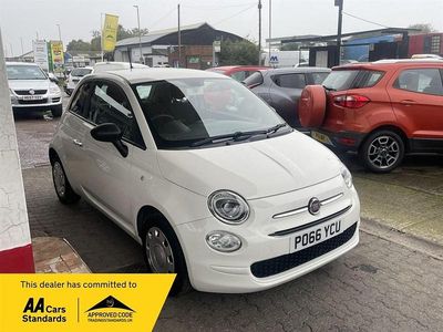 Used Fiat 500 Pop 69 HP (50 kW) 2016 White Hatchback
