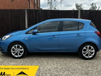 Used Vauxhall Corsa 90 HP (66 kW) 2017 Blue Hatchback