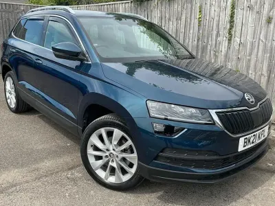 Used Skoda Karoq SE L 150 HP (110 kW) 2021 Blue SUV
